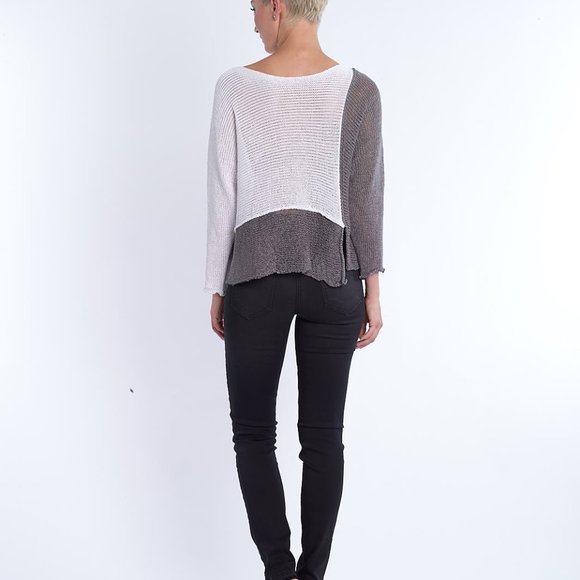 Colorblock Lightweight Sweater - Picture 2 of 2